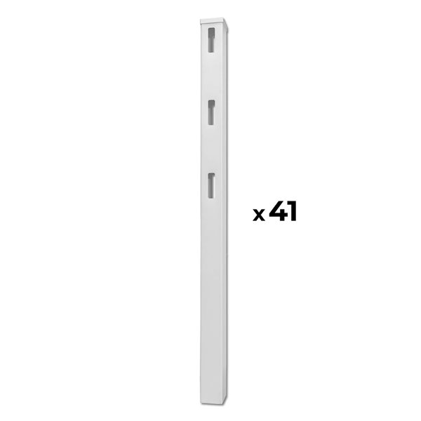 everhome 320-ft White Vinyl Ranch Fence Kit