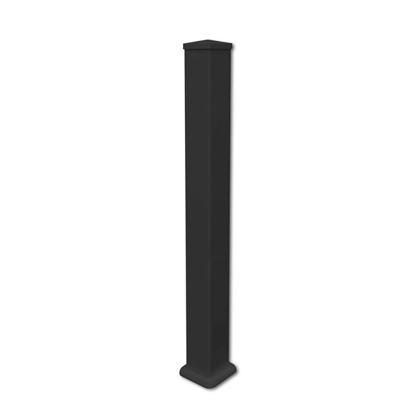 everhome 3-ft Black PVC Outdoor Railing Post NB064 | RONA