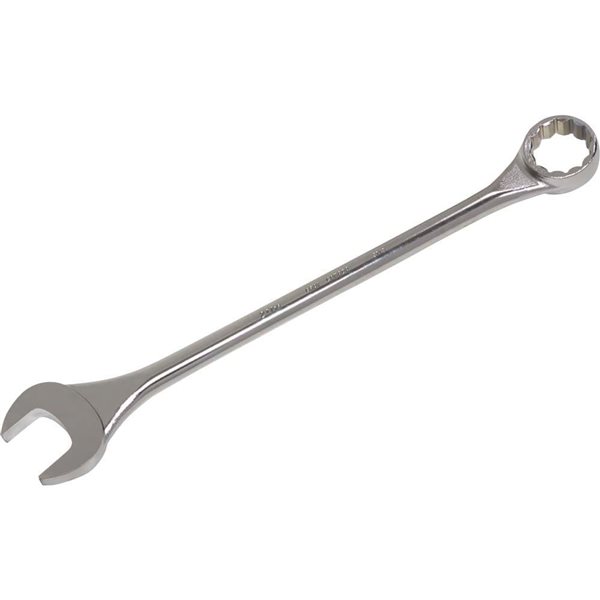Gray Tools Combination Wrench 2-7/16-in 12-Point, Satin Chrome Finish