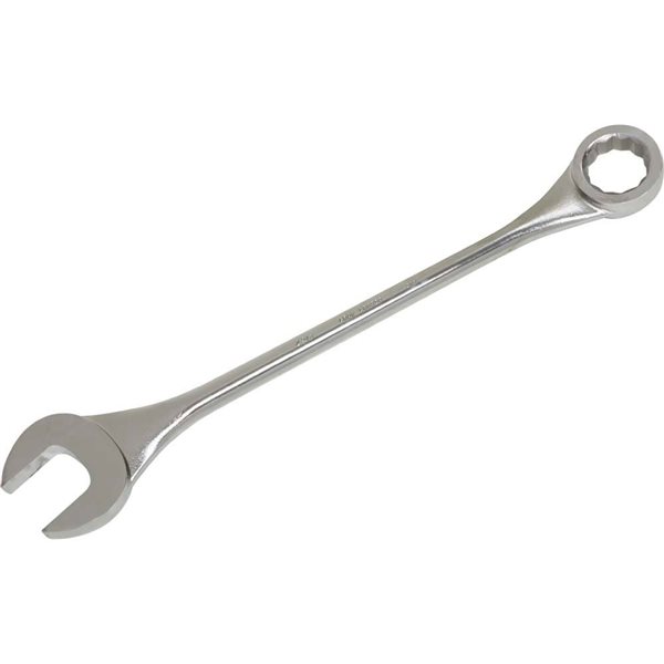 Gray Tools Combination Wrench 2-5/8-in 12-Point, Satin Chrome Finish