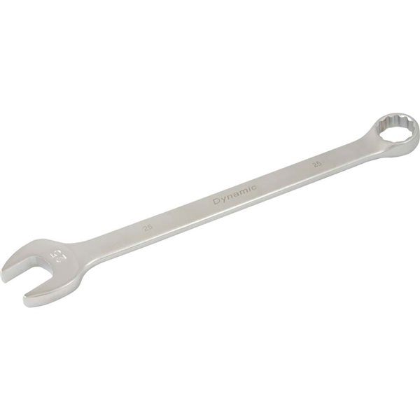Dynamic Contractor Series 25 mm 12-Point Combination Wrench, Satin Finish