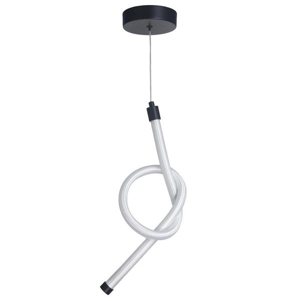 Dainolite Roxanne LED Pendant Ceiling Light - Matte Black