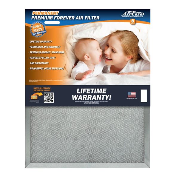 Air-Care 12 x 12 x 1-in Premium Permanent Washable Air Filter