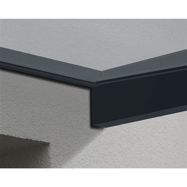 Canopia by Palram Sophia Door Awning w/ 3 x 7-ft Clear Panel