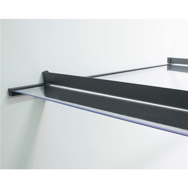 Canopia by Palram Nancy Door Awning w/ 3 x 5-ft Clear Panel