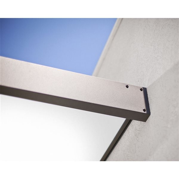 Canopia by Palram Sophia Door Awning w/ 3 x 7-ft White Panel