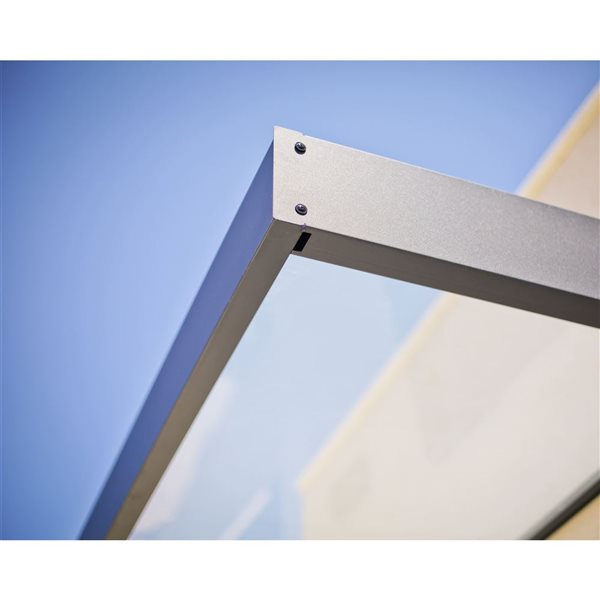 Canopia by Palram Sophia Door Awning w/ 3 x 5-ft Clear Panel