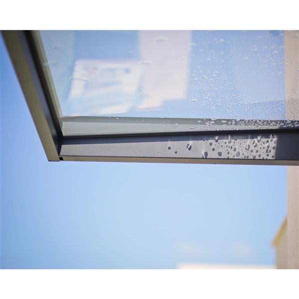 Canopia by Palram Sophia Door Awning w/ 3 x 5-ft Clear Panel