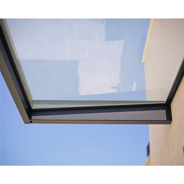 Canopia by Palram Sophia Door Awning w/ 3 x 5-ft Clear Panel