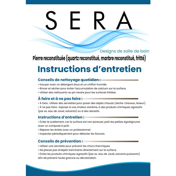 GEF Arthur 48-in Freestanding Walnut Vanity with Black Engineered Quartz Countertop