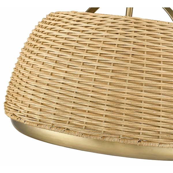 Millennium Lighting 1-Light Pendant Ceiling Light - Vintage Brass