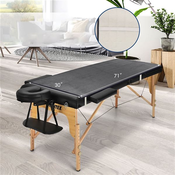 Costway 71 x 30-in Twin Size Massage Table Warmer Polyester Heated Mattress Pad w/ 5 Heat Settings - Grey