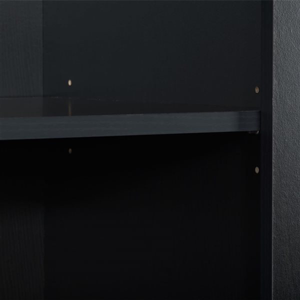 CorLiving Caldwell Arched Bookcase - Black