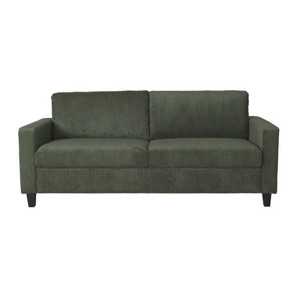 CorLiving Alton Corduroy Sofa - Green