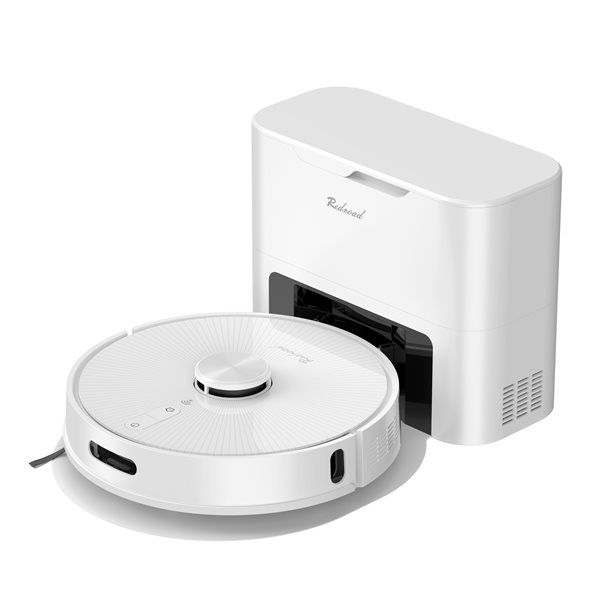 Redroad R10 3-in-1 Robot Vacuum and Mop w/ Auto Self-Empty - White