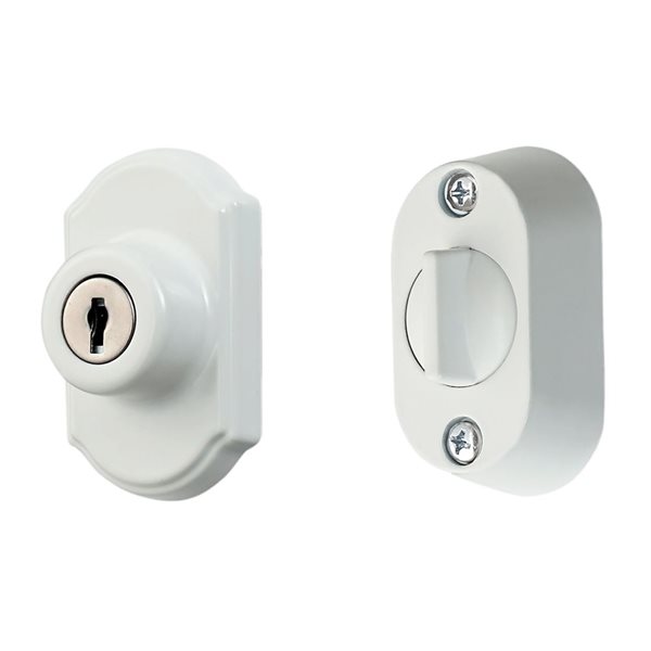 Ideal Security Keyed Deadbolt - White