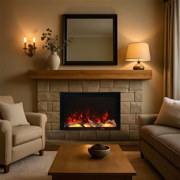ActiveFlame Essential Built-In Electric Fireplace 28-in