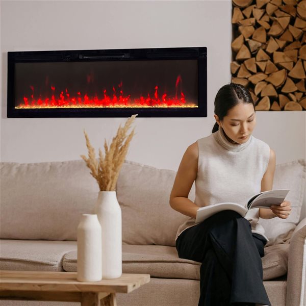 ActiveFlame Mirage 2 Electric Fireplace 60-in