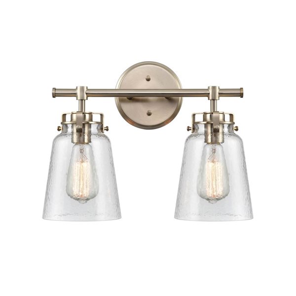 Millennium Lighting Amberose Modern Gold 2-Light Modern/Contemporary Vanity Light