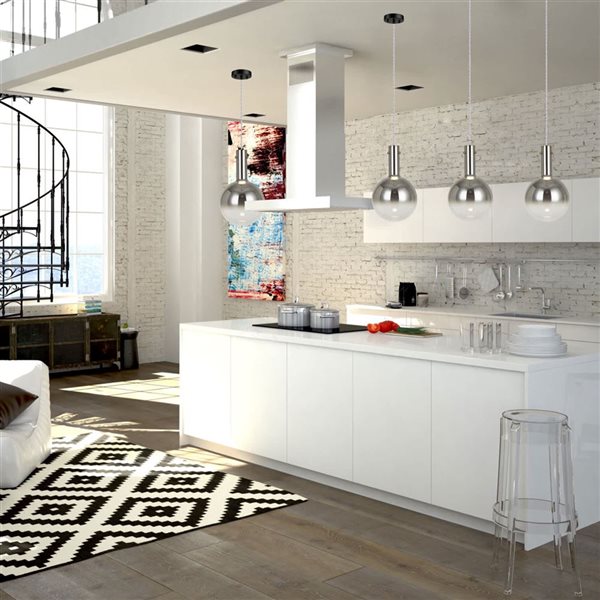 Artcraft Lighting Alexis Chrome 1-Light Pendant Light