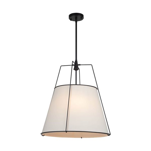 Artcraft Lighting Pullman Black 4-Light Pendant Light