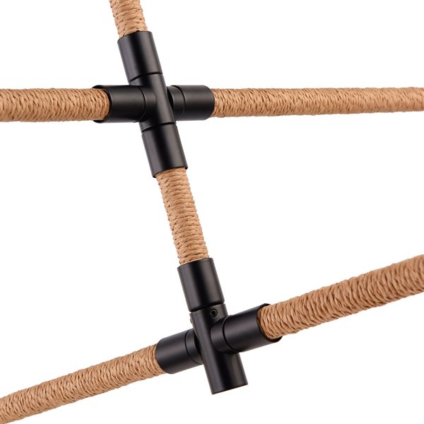 Artcraft Lighting Capilano Black 4-Light Chandelier