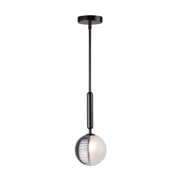 Artcraft Lighting Bolla Black 1-Light Pendant Light