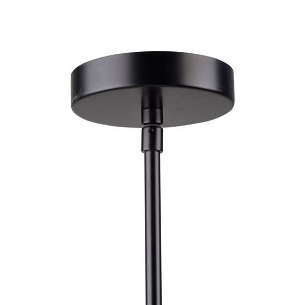 Artcraft Lighting Bolla Black 1-Light Pendant Light