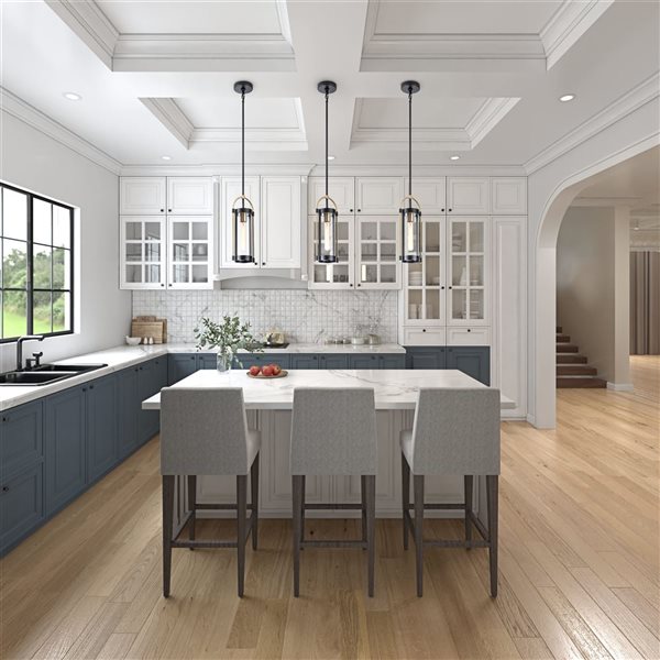 Artcraft Lighting Bonita 6-in Black Brushed Brass 1-Light Pendant Light