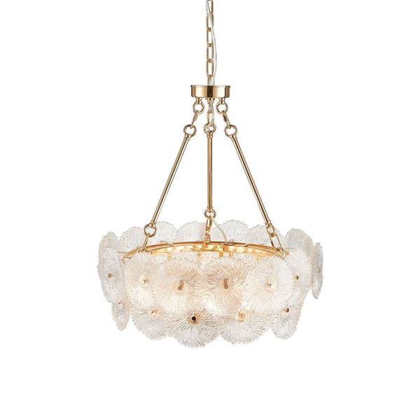 Artcraft Lighting Bloom 23.5-in Brass 14-Light Chandelier