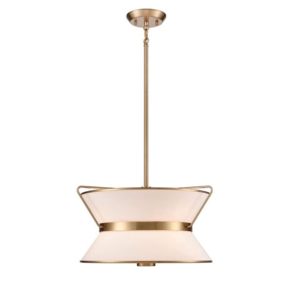 Artcraft Lighting Layla 17-in Brushed Brass Chandelier