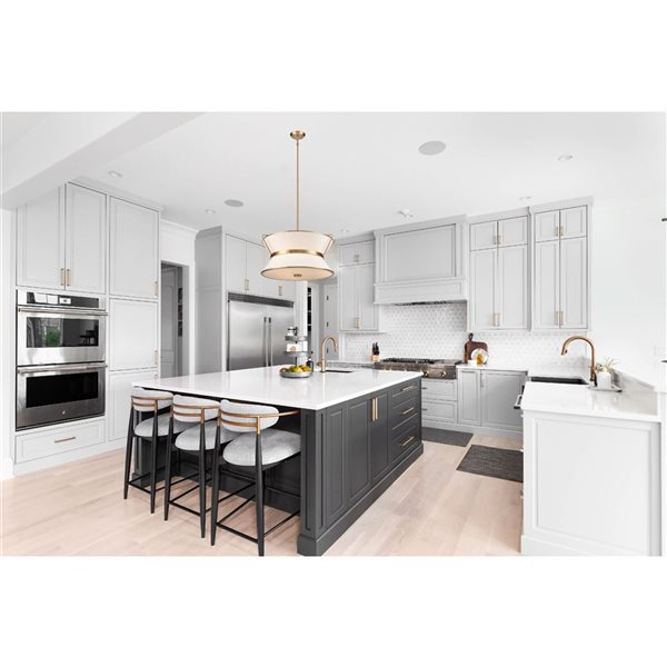 Artcraft Lighting Layla 23.5-in Brushed Brass Chandelier