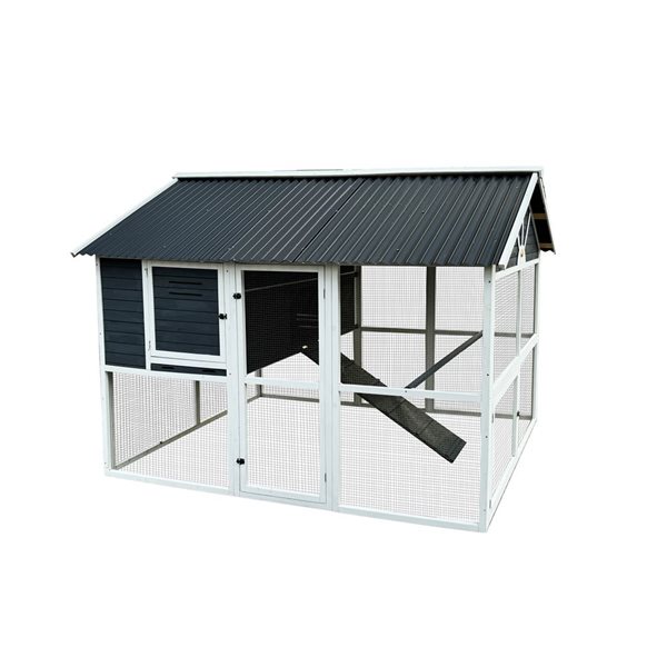 KennelMaster Walk-in Coop 98 x 57 x 72-in w/ Run