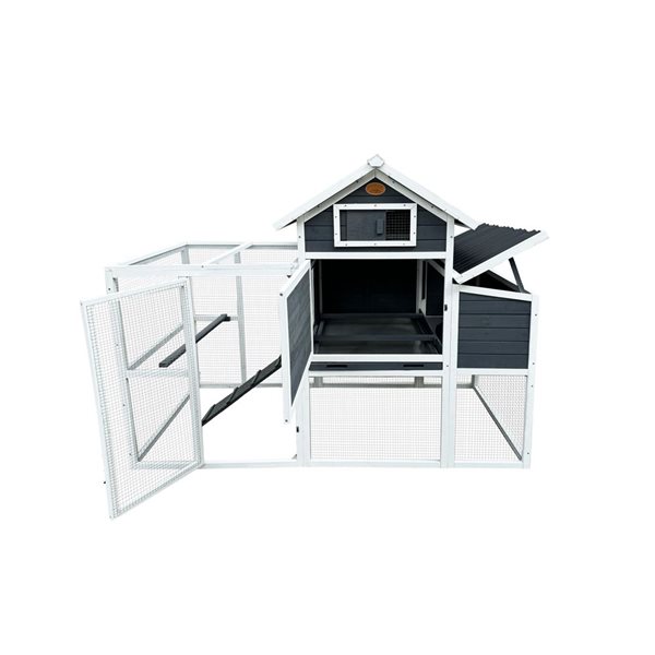 KennelMaster Walk-in Coop 98 x 57 x 72-in w/ Run