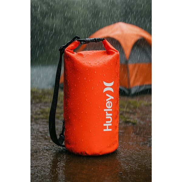 Hurley 30L Waterproof Solid Neon Pink Dry Bag