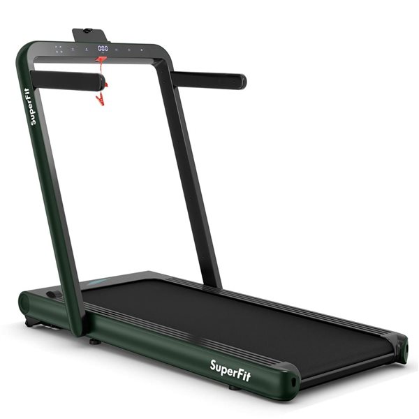 Costway 4.75 HP 2-in-1 Folding Home Treadmill with Remote App Control