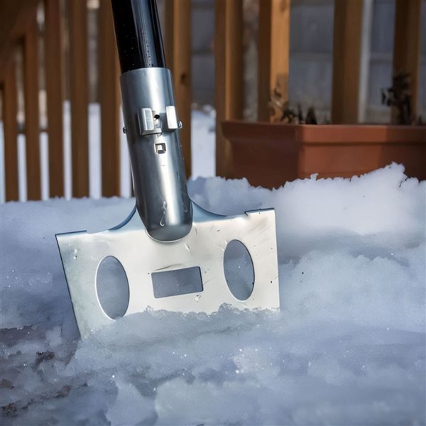 Snow Joe Edge 2-in-1 24-in Snow Shovel and Ice Chopper