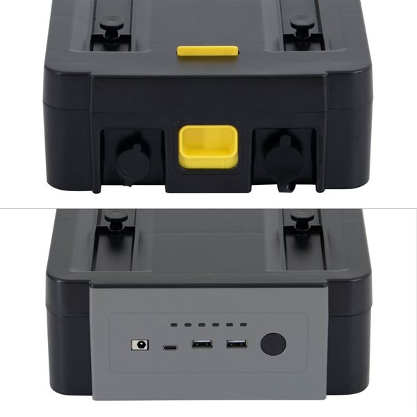 Sunjoy Grey Rechargeable Lithium Iron Phosphate Battery