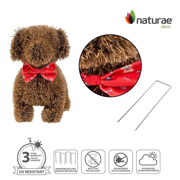 Naturae Decor 13-in Topiary Dachshund Dog