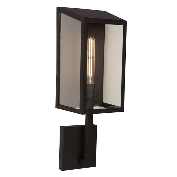 Artcraft Lighting Sonesta 7.5 W x 22-in H 1-Light Outdoor Wall Sconce - Black