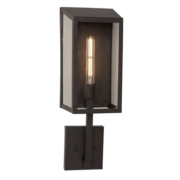 Artcraft Lighting Sonesta 7.5 W x 22-in H 1-Light Outdoor Wall Sconce - Black