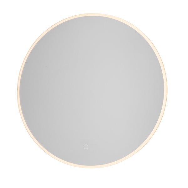 Artcraft Lighting Reflections 32 W 31.5-in Transitional Frameless LED Lighted Wall Mirror