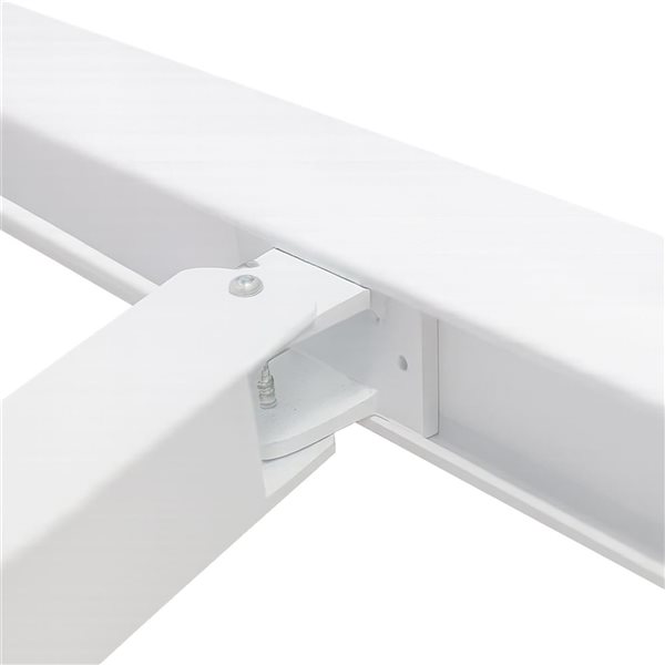 Nuvo Iron White Aluminum 4-5 Steps Stoop Railing Kit - Posts Hand Railing Hardware Included