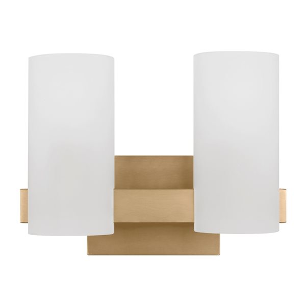 Generation Lighting Rhode 2-Light Brass Medium Vanity Light Bar