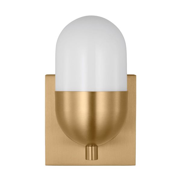 Generation Lighting Foster 1-Light Brass Small Vanity Light