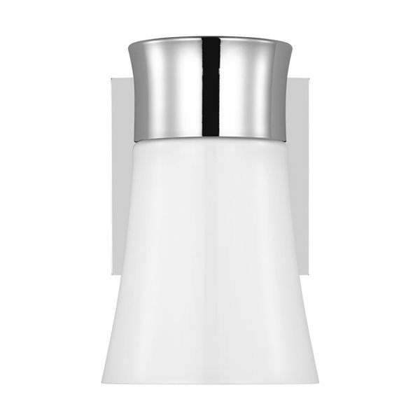 Generation Lighting Roy 1-Light Chrome Small Vanity Light