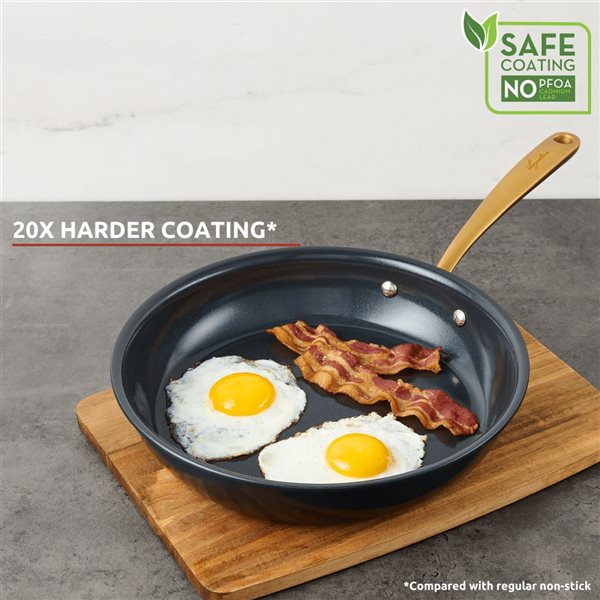 Lagostina Eleganza 2-Piece Ceramic Non-Stick Frypan Set - 26 cm/30 cm