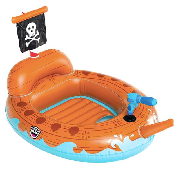Vivere BigMouth Inflatable Water Blaster Pool Float - Pirate Ship