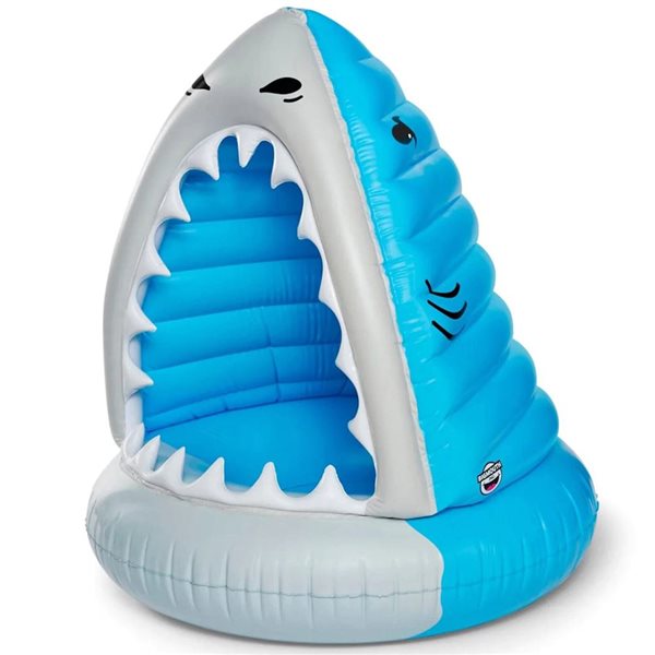 Vivere BigMouth Inflatable Pool Float - Giant Shark