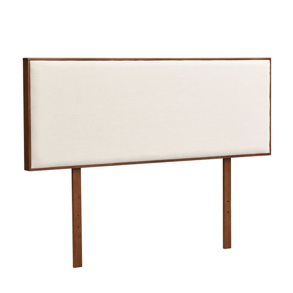 Mondawe Queen Size Bamboo Adjustable Headboard - Off-White
